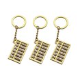 thumbnail image 3 of unbranded 3pcs Keyholder Abacus Key Chain Zinc Alloy Golden for Daily Use, 3 of 6
