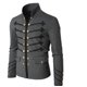 thumbnail image 2 of Chaqueta Medieval renacentista Vintage para hombre, chaqueta gótica de desfile, botones bordados, Top, uniforme Retro, cárdigan, prendas de vestir exteriores, 2 of 5