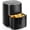All Black, variant on Sweet Crispy Air Fryer 6QT with Window, Square Oven 12-in-1 for Family, 400 ° F Rapid Air Technology, Roast Bake Dehydrate, Nonstick & Easy-Clean Basket, Grey