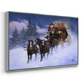 thumbnail image 4 of Nick's Express - Framed Gallery Wrapped Holiday Canvas - 25 x 37 - Silver Frame, 4 of 9