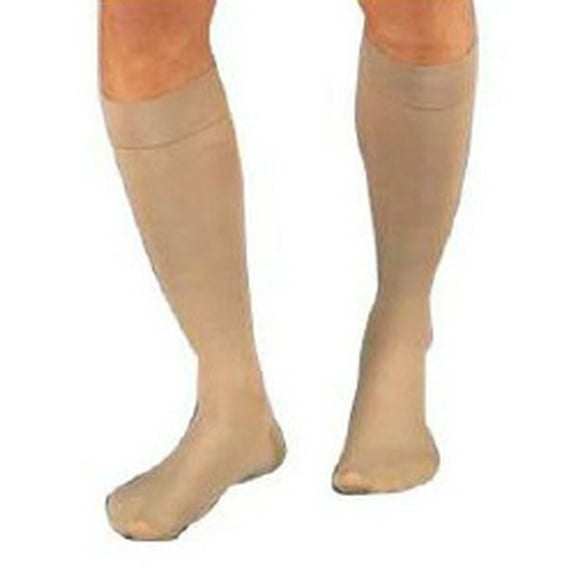 Jobst Relief Knee High CT Socks-30-40 mmHg-Beige-Full Calf-XL