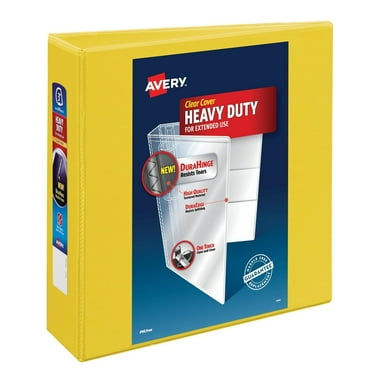 Avery 670 Sheet 3" Ring Binder Yellow