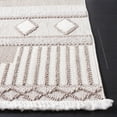 thumbnail image 3 of SAFAVIEH Lotus Joshua Geometric Area Rug, Ivory/Beige, 6'7" x 6'7" Square, 3 of 8