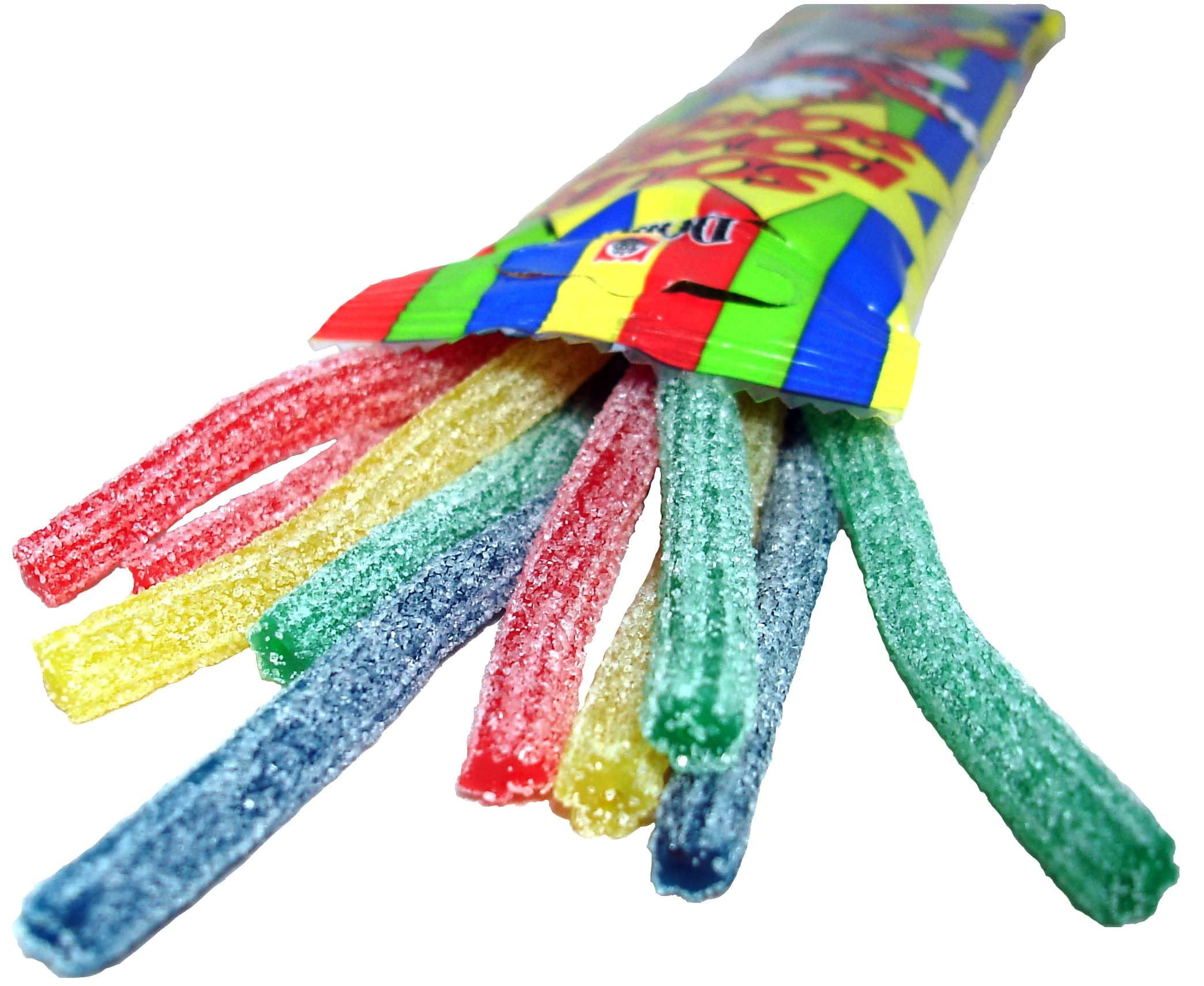Sour Power Candy Straws, Sortz, 1.75-Ounce Units (Pack of 24) (ZQB-16867)
