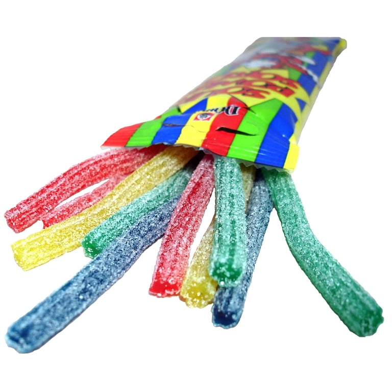 Sour Power Candy Straws, Sortz, 1.75-Ounce Units (Pack of 24) (ZQB
