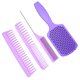 thumbnail image 4 of Cepillos para el cabello con paleta, juego de cepillos para el cabello con peine para el cabello de 4 piezas, el mejor en su clase, 4 of 9