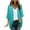 Blue, variant on Hvyesh Chiffon Cardigan for Women Lightweight Open Front Kimono Cardigan 2024 Summer Solid Cardigans Loose CasualCover Ups