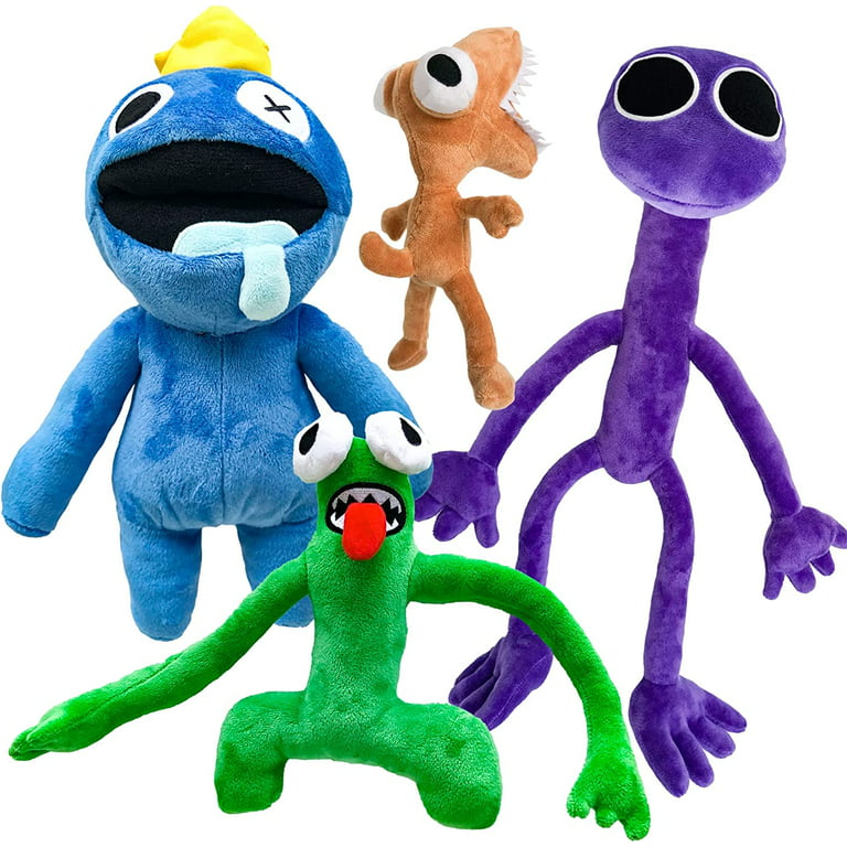 28cm Rainbow Friends 2 Cyan Plush Toys Cute Soft Stuffed Game