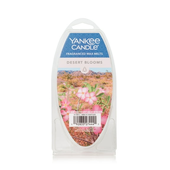 Yankee Candle Desert Blooms​ Fragranced Wax Melts, 1 Pack of 6, 2.6 oz