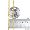 thumbnail image 6 of Nuragold 10k Real Yellow Gold Solid Miami Cuban Link 2.7mm Chain Necklace (16"-30") Italian Jewelry for Men & Women, 6 of 10