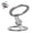 Silver, variant on Double-Sided Magnetic Fidget Spinner Stand, Fingertip Gyroscope Phone Holder, 360° Rotation, Folds Pocket-Flat, for Desk Car Gym Travel