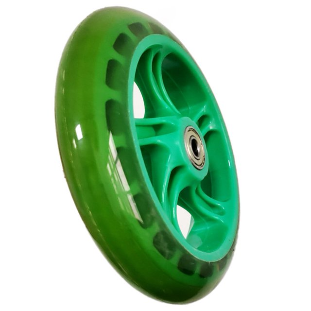 MYG pour Roue de Scooter 6 Pouces Roues avant de Fauteuil Roulant en PU avec Roulement Diamètre 145mm Épaisseur 30mm Haute Élasticité Sans Bruit Sans Glissement Pièces de Rechange