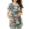 thumbnail image 1 of DYMADE Women Polka Dot Print Maternity Loose Blouse Top, 1 of 5
