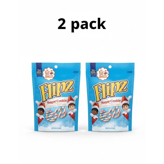 Flipz The Elf on the Shelf Sugar Cookie Covered Pretzels 6.5 oz