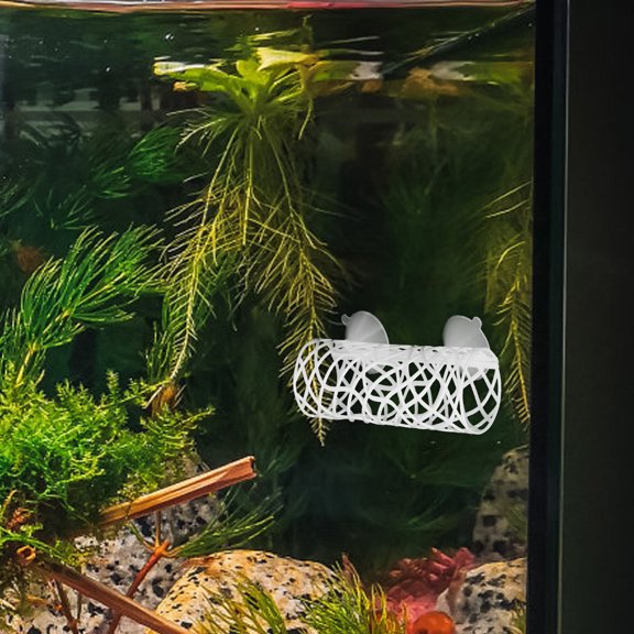 COOPHYA 1 Set Fish Decorations for Tank Betta Tunnel ABS White Aquarium Ornaments