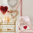 thumbnail image 3 of Valentine''s Day Pillow Covers 12x20 Inch Big Small Red Hearts Decor White Throw Pillow Covers Valentine''s Day Cushion Case Decoration for Sofa Couch 050C, 3 of 6