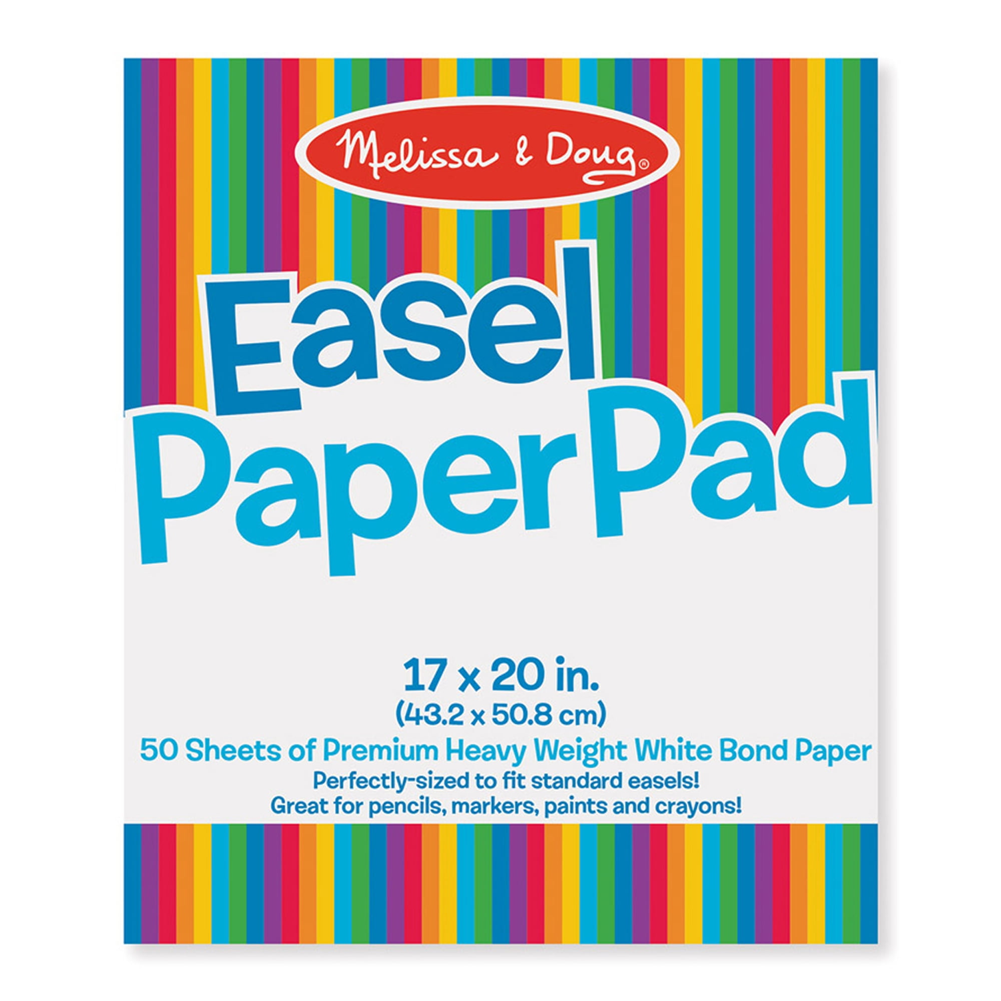 Melissa  Doug Finger Paint Paper Pad (12 x 18 inches) - 50 Sheets, 2-Pack  - Walmart.com