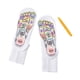 thumbnail image 1 of Calcetines de reflexología para masaje de pies con reflejos para uso diario en salones de belleza. 30cmx8cm, 1 of 9
