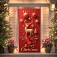 thumbnail image 5 of Sparkling Reindeer Merry Christmas Banner Decorative Design for Holiday Party Winter Celebration Festive Decoration Family Gathering, 5 of 9