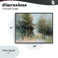 thumbnail image 4 of Stupell Industries Contemporary The Grove Impressionist Forest Black Framed Giclee Art, 14 x 11, by Kim Curinga, 4 of 8