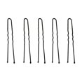 thumbnail image 2 of 100 horquillas para el pelo en forma de U para mujer, accesorios para el pelo de boda, pinzas para el pelo recogido (negras), 2 of 8