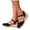 Black, variant on Close Toe Wedge Sandals for Women Lightweight Low Top Espadrille Heels with Ankle Strap Comfortable Non Slip Dress Shoes White Size 8.5