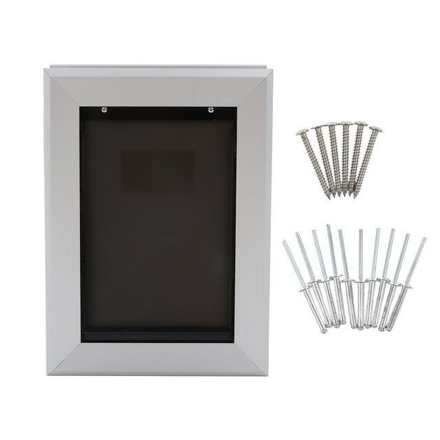 Pet Flap Door, Controllable Direction Weather Proof Sturdy Dog Door For Exterior Doors
