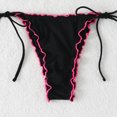 thumbnail image 6 of Glisme Black Bikini Sets For Women Two Piece Swimwear Top And High Waisted Bottoms Swimsuit For Beach Pool For Swimming Pool, 6 of 6