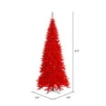 thumbnail image 2 of Vickerman Arbre de Noël Artificiel en Sapin Rouge 4.5 Pieds Non Éclairé, 2 of 2
