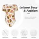 thumbnail image 4 of Balery Cute Ice Cream Body de cuello redondo de manga corta para mujer Tops de manga corta Tops básicos-Medium, 4 of 7
