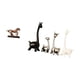 thumbnail image 5 of Figura decorativa de cerámica de jirafa, pieza de colección, adorno para escritorio, estantería, mueble de sala de estar, decoración del hogar., 5 of 8