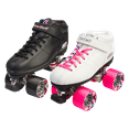 thumbnail image 1 of Riedell Quad Roller Speed Skates - R3 Black or White, 1 of 2