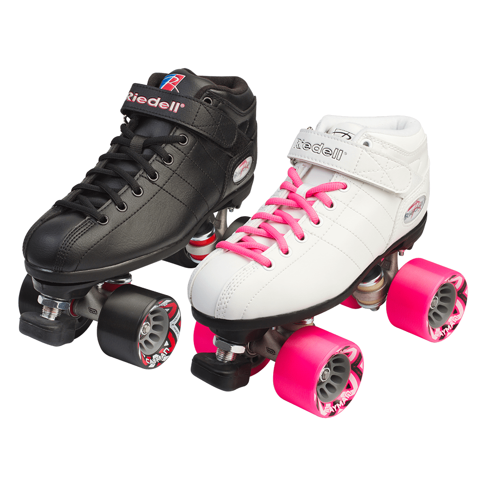 Riedell Quad Roller Speed Skates R3 Black or White