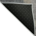 thumbnail image 4 of 8' X 10' Gray Charcoal And Beige Abstract Washable Indoor Outdoor Area Rug, 4 of 5