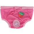 thumbnail image 1 of Pet Pigs Physiological Pants Strawberry Pattern Pigs Sanitary Underwear Reusable DiapersPink S, 1 of 2
