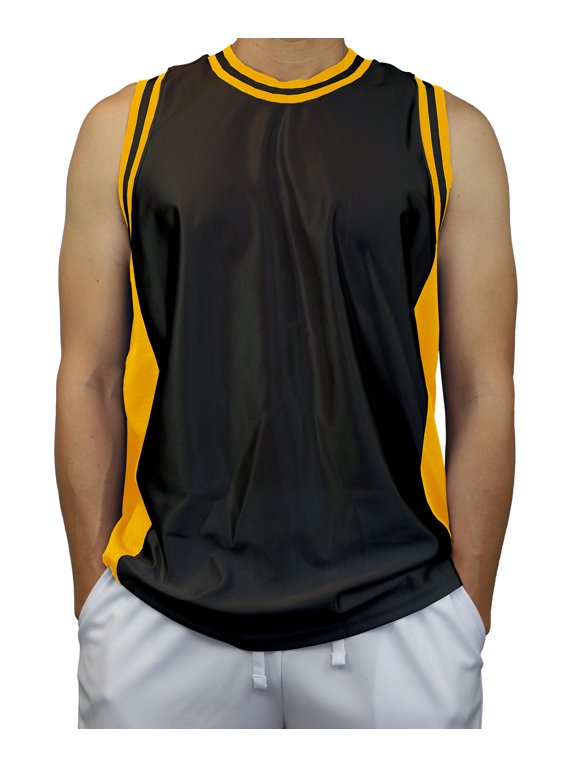 Men's 3-Stripes Basketball Gym Workout Athletic Tank tops shirts Mesh Jersey Uniform Made in USA