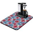 thumbnail image 1 of Washable Quick Dish Drying Mats Non-Slip Coffee Maker Mat For Kitchen Counter Home Coffee Bar Pad 18''''x24'''', black-3, 1 of 5