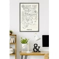 thumbnail image 2 of How To Train Your Dragon (2025) - Toothless Illustration Wall Poster, 22.375" x 34" Framed, 2 of 5