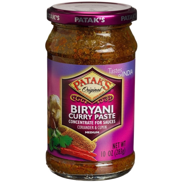 Patak's Biryani Curry Paste - Medium Spice (10oz) - Imported from ...