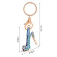 thumbnail image 4 of CNKOO Key Ring Metal High Heel Shoe Key Chain Rhinestone Keychain for Bag Dressing Decoration, 4 of 10
