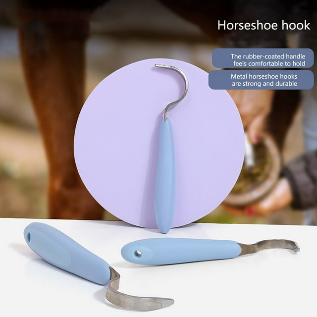 Fournitures de Toilettage pour Chevaux en Métal Robuste pour Usage Intérieur et Extérieur Outils de Soins Durables pour Grands et Petits Chevaux