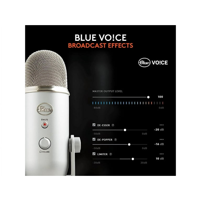 Blue Microphones Yeti USB Desktop Microphone - Gaming and Blue Microphones Yeti USB Desktop Microphone - Gaming and