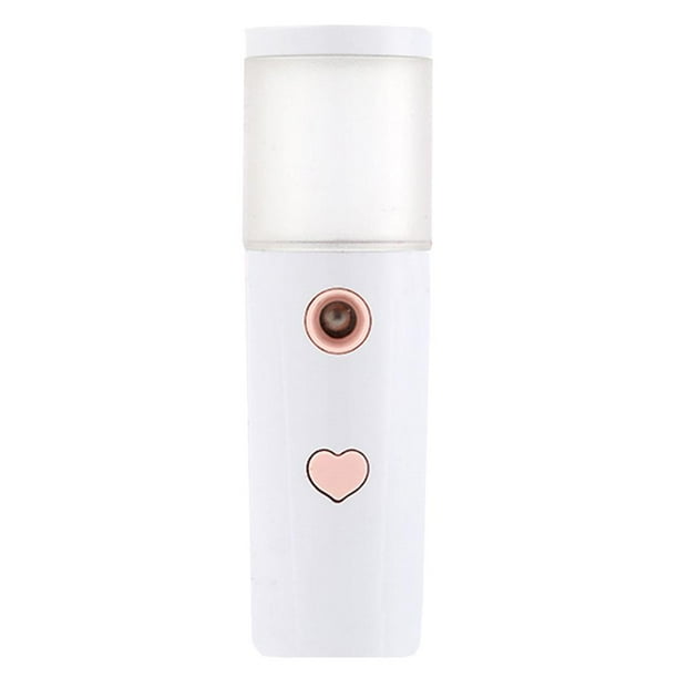 Nano Facial Mister, Vaporizador Facial de Niebla Fría Portátil, Rociador de Niebla Facial, Humectante E Hidratante para El atención Personal de La - Blanco