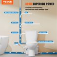 thumbnail image 2 of Macerating Toilet System with 800W Pump Upflush Toilet For Basement, 2 of 7