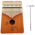 thumbnail image 1 of MasteelfCA 1 Ensemble Piano Portable Kalimba 17 Touches Instrument de Musique Kalimba, 1 of 7
