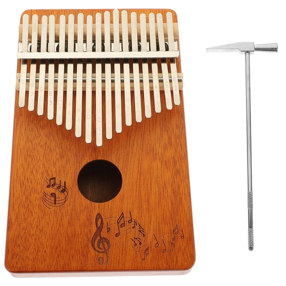 ifundom African Finger Piano Kalimba Thumb Piano Beginner Friendly Clear Sound Portable Musical Instrument