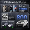 thumbnail image 2 of SPBTAR Wireless Carplay Adapter for Cars - Plug and Play USB A/C Dongle Converts Wired to Wireless Carplay, Compatible with Factory Wired Carplay Models (2016+), iOS, Aluminum Alloy, 2 of 7