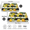 thumbnail image 3 of Balery Orange and Lemon Print Car Windshield Sun Shade,Windshield Sunshade for Car Pickup Truck SUV Accessories-Medium, 3 of 7