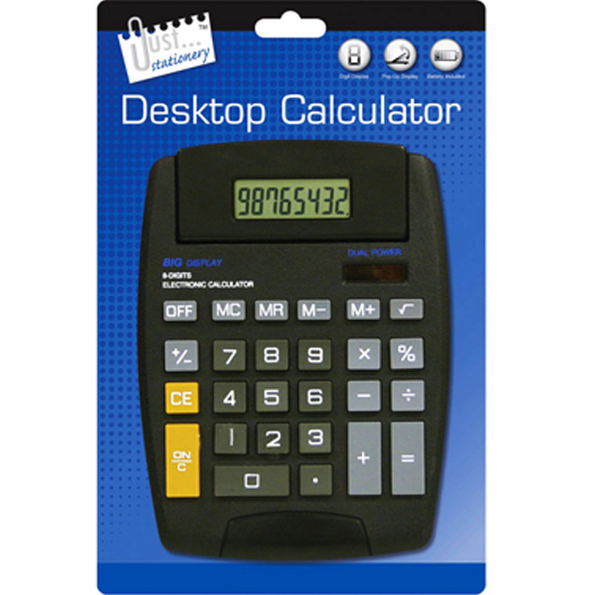 Just Stationery Pop Up Display Desk Calculator Walmart Canada