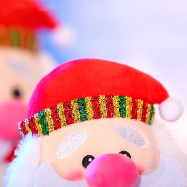 Almohada de peluche navideña Ruhiku GW, muñecos de peluche de alce y muñeco de nieve de Papá Noel, juguetes de peluche navideños, decoraciones navideñas, regalos para fiestas de cumpleaños